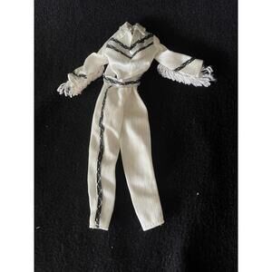 Mattel 1980s Western Winking Barbie #1757 White Jumpsuit Cowgirl